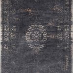 tapis Louis De Poortere CA 8263 Fading World Medaillon Mineral Black