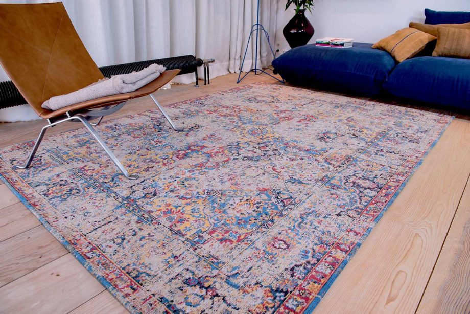 tapis Louis De Poortere CA 8713 Antiquarian Antique Bakthiari Khedive Multi interior