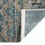 Louis De Poortere tapis CA 9110 Antiquarian Kilim Zemmuri Blue back