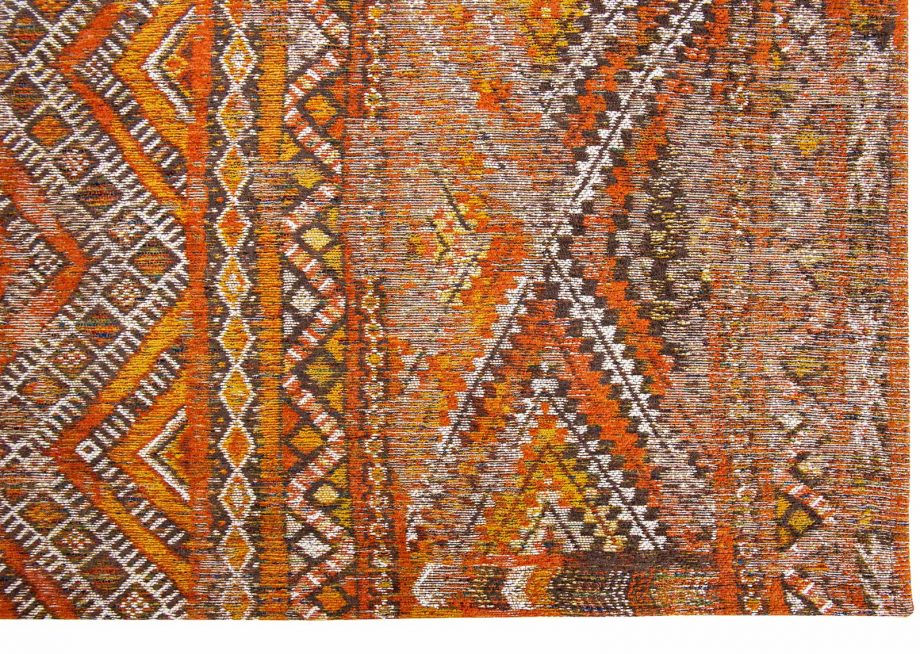 Louis De Poortere tapis CA 9111 Antiquarian Kilim Riad Orange corner