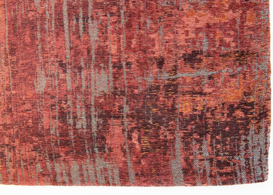 Louis De Poortere tapis CA 9125 Atlantic Streaks Nassau Red corner