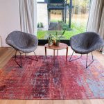 Louis De Poortere tapis CA 9125 Atlantic Streaks Nassau Red interior 4