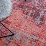 Louis De Poortere tapis CA 9125 Atlantic Streaks Nassau Red interior 5