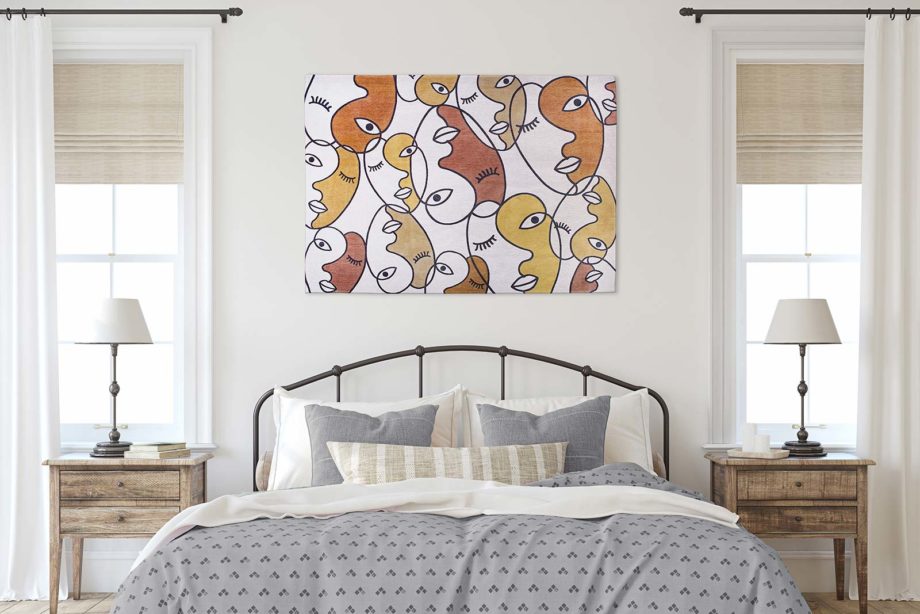 Louis De Poortere tapis CA 9222 Gallery Icon Faces interior 5