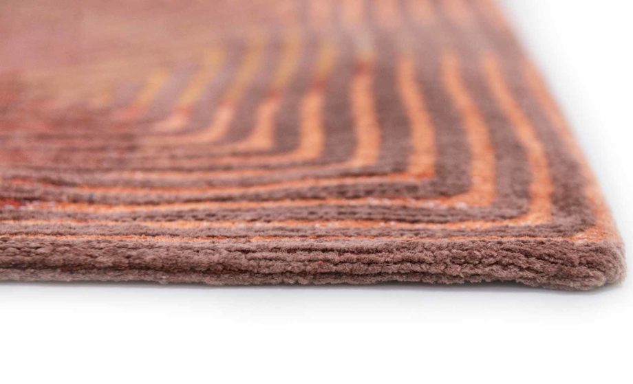 Louis De Poortere tapis CA 9230 Meditation Coral Volcano side