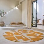 Louis De Poortere tapis Craft Papercut 9367 Curry interior 1