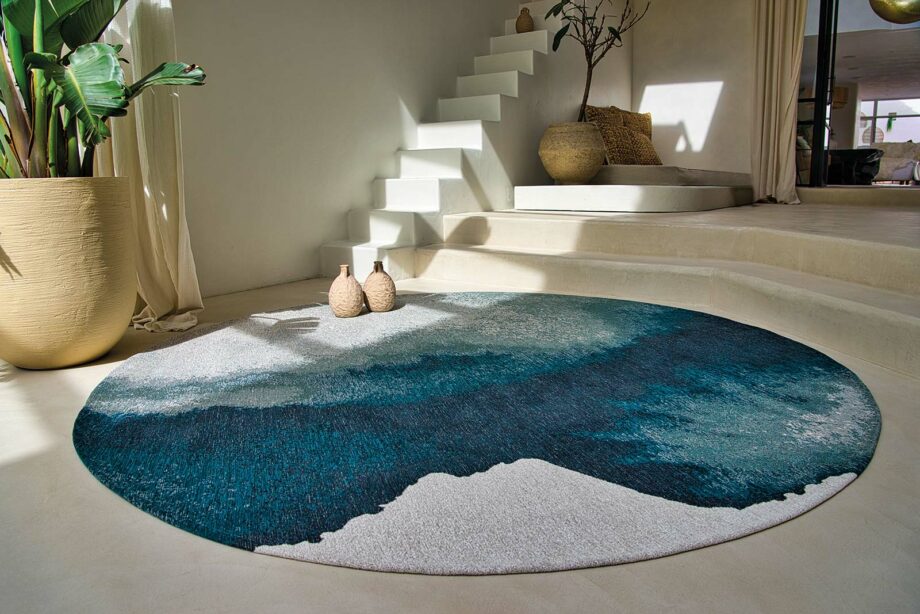 Louis De Poortere tapis Meditation Lagoon 9332 Inkjet interior 2