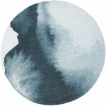 Louis De Poortere tapis Meditation Lagoon 9332 Inkjet round