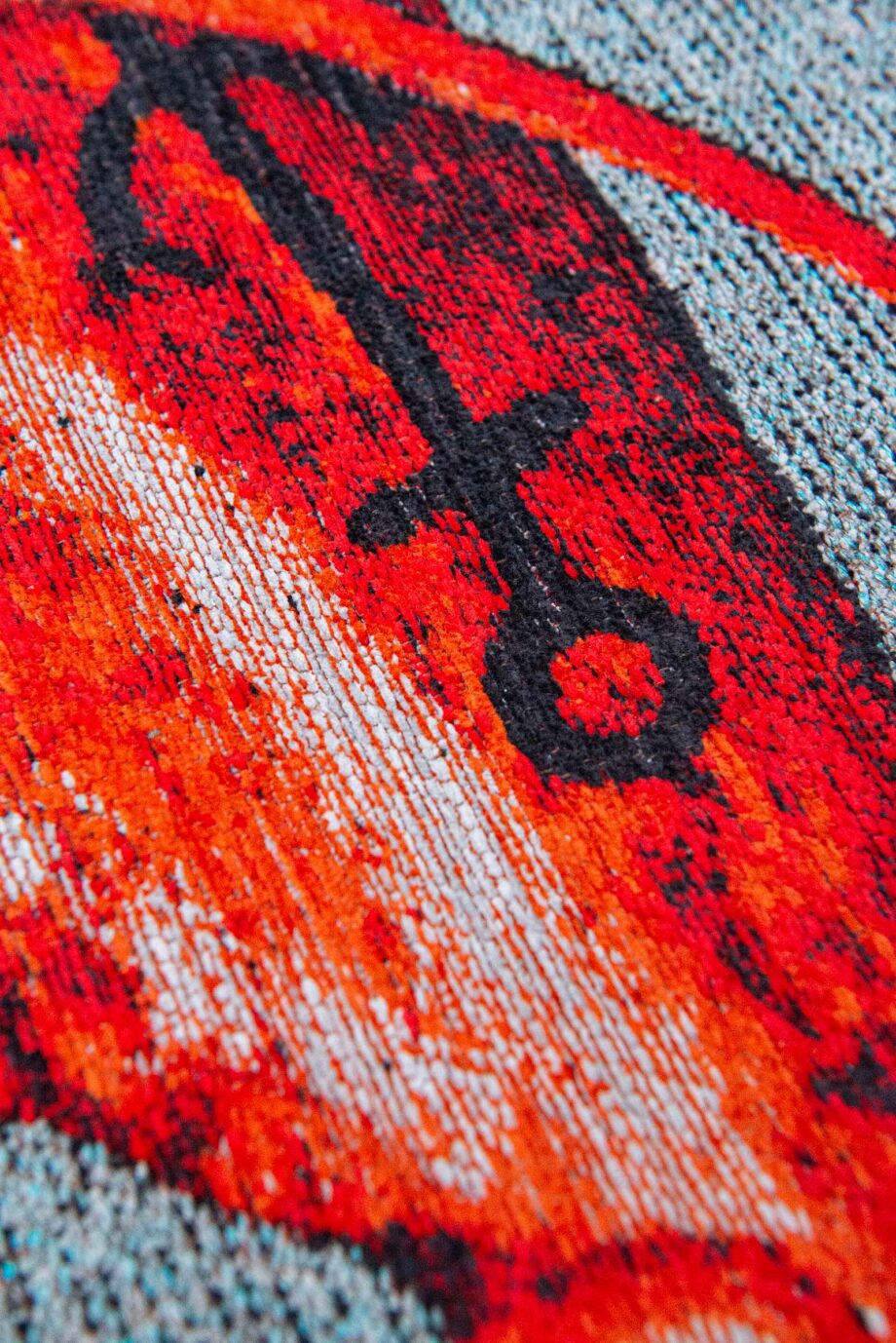 Louis De Poortere tapis Pop 9389 Steam Red zoom 1