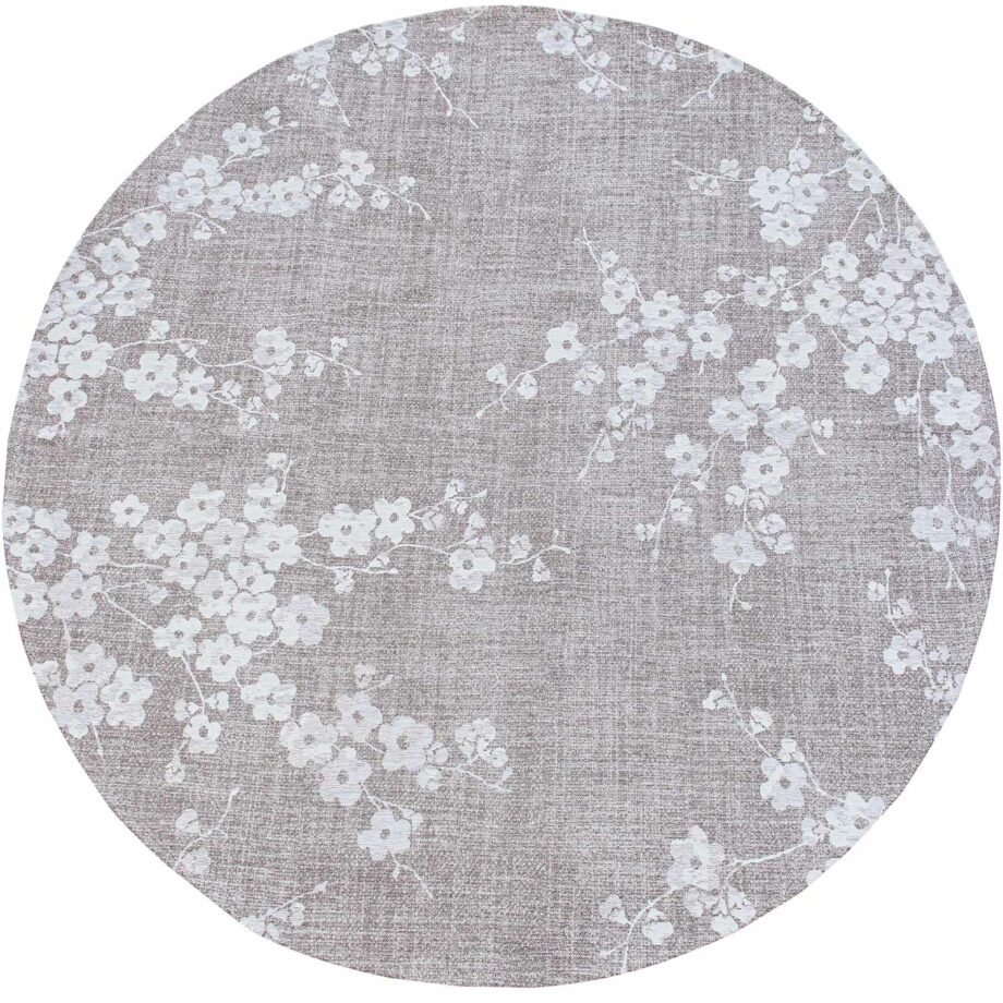 Louis De Poortere tapis Sakura 9373 Morning Mist round