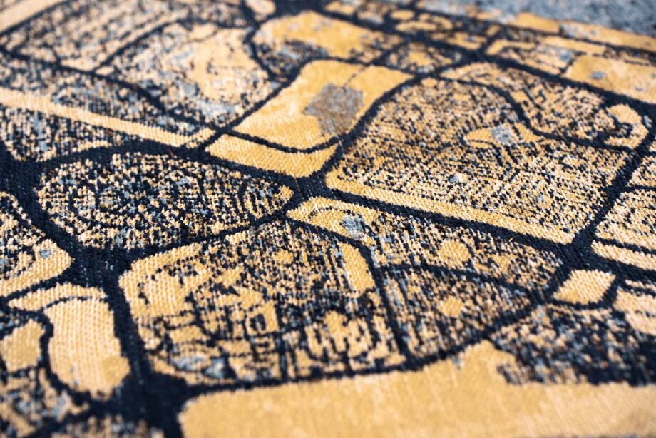 Louis De Poortere tapis Cities Dubai 9698 Gold Sea zoom 5