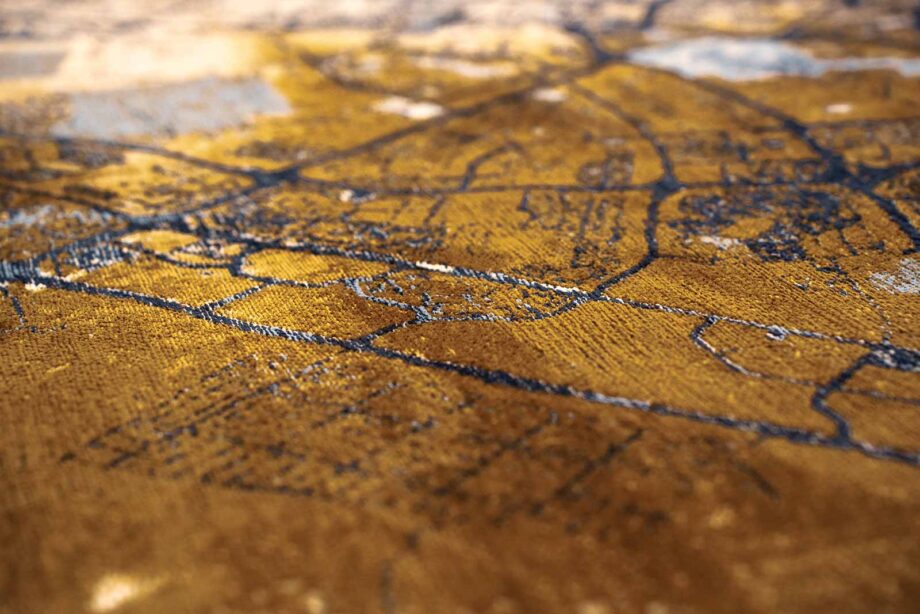 Louis De Poortere tapis Cities Dubai 9698 Gold Sea zoom 8