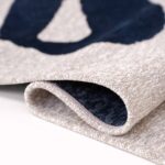 Louis De Poortere tapis Craft Ribbon 9849 Sea Ink fold